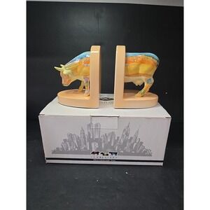 Cow Parade Vincent Van Cogh Bookends Figurine, Westland Giftware, #7413, Box/Tag